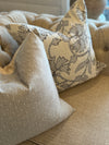 Light Grey Dot Linen Pillow Cover