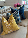 Vintage Indigo Stripe Pillow Cover