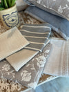 Creamy Waffle Linen Pillow Cover