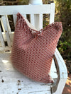 Rust Tweed Linen Pillow Cover