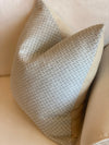 Neutral Textured Light Grey Pillow Cover
