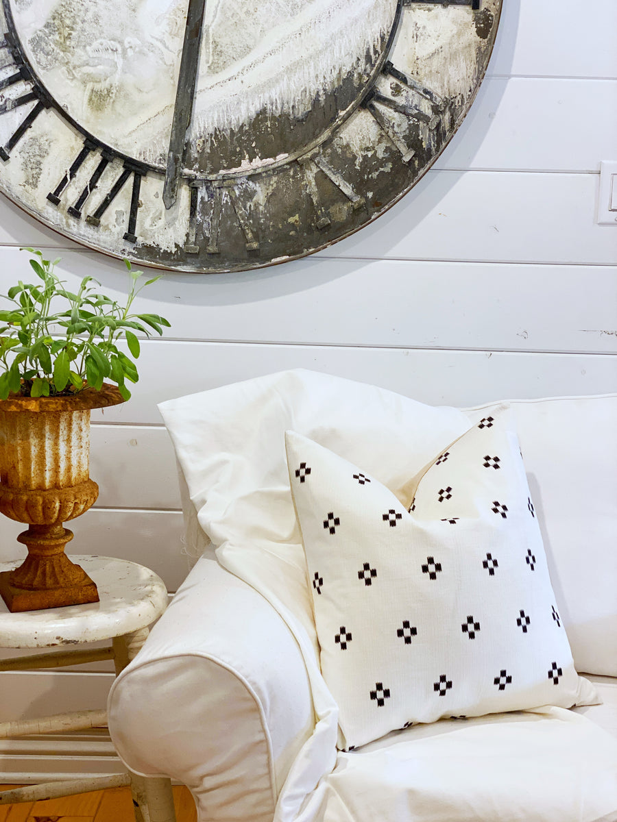 Designer Jennifer Shorto Petrel in White Pillow Cover // 