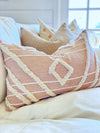 Blush Designer Textured Pillow Cover