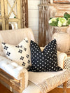 Bonnie Black Dot Pillow Cover