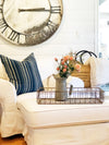 Indigo Stripe Pillow Cover