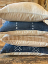 Midnight Grey Three Dot Mud Cloth Pillow Cover
