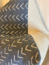 Midnight Grey Little Arrow Mud Cloth Pillow Cover
