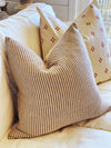 Earth & Natural Stripe Linen Pillow Cover
