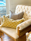 Taupe Diamond Textured Pillow Cover