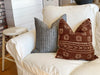 Ray Rust Mud Cloth Pillow Cover