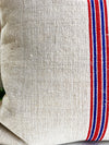 Americana Grain Sack Pillow Cover