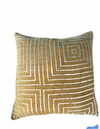 Modern Square Mustard Pillow Cover