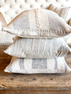 Vintage Black Stripe Designer Pillow Cover