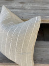 Bella Designer Stripe Linen Pillow Cover