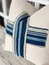 Indigo Cross Pillow Cover