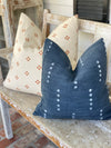 Rust Hemp Linen Pillow Cover