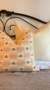 Quilt Linen Pillow Cover