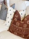Ray Rust Mud Cloth Pillow Cover