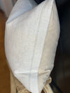 Ellie European Cream Linen Pillow Cover