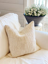 Cindy Cream Textured Pillow Cover