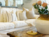 Willow White Designer Neutral Pillow Cover