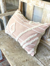 Blush Designer Textured Pillow Cover