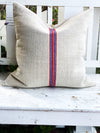 Americana Grain Sack Pillow Cover