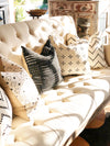 Dotty Black & White ZigZag Mud Cloth Pillow Cover