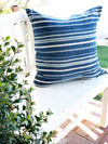 Indigo Stripe Pillow Cover
