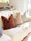 Ray Rust Mud Cloth Pillow Cover