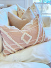 Blush Designer Textured Pillow Cover