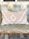 Blush Designer Textured Pillow Cover