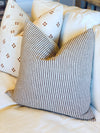 Rust Hemp Linen Pillow Cover