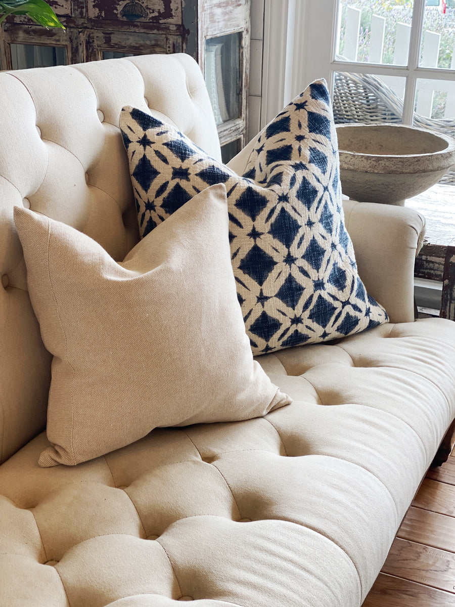 Natural Textured Linen Pillow Cover SheBloom