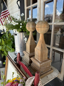  Architectural  Wood Candle Stick