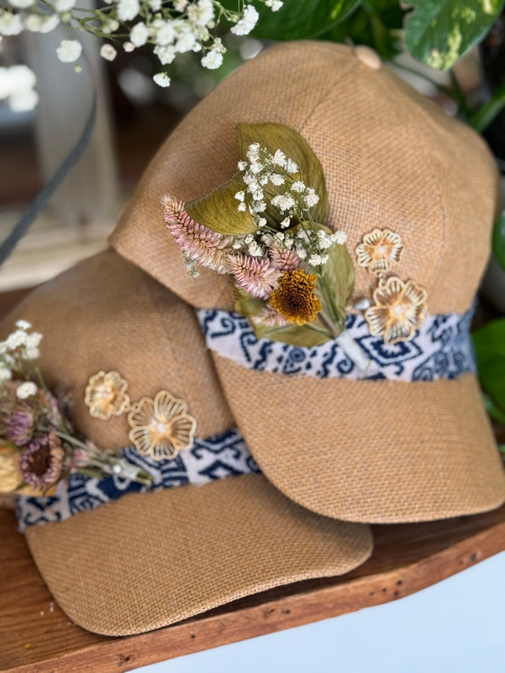 Straw Trucker hat