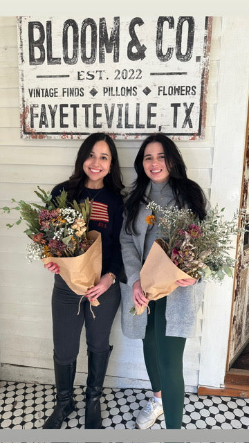 Texas Feb. 8 DIY Dried Floral Bouquet & Candle Workshop Event