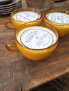 Mustard Glass Volcano Candle Mugs