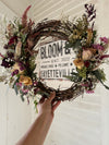 Sept. 20 Dried Floral Wreath & Amber Flower Workshop Event