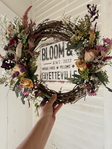  Sept. 20 Dried Floral Wreath & Amber Flower Workshop Event
