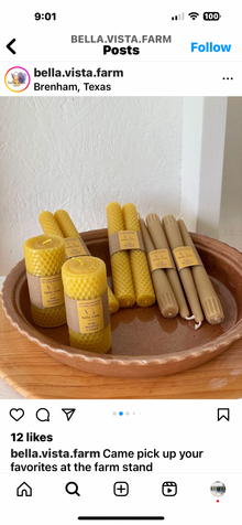  Pure Beeswax Candle