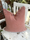 Rust Tweed Linen Pillow Cover