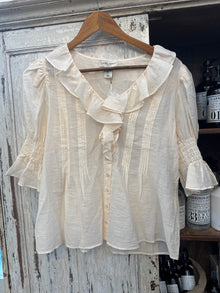  Romantic Ivory Blouse