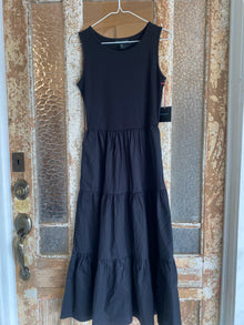  Ruffle Black Sundress