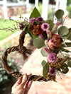 Texas Dried Flower Heart Wreath DIY Event Feb.17