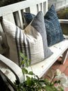 Dotty Vintage Indigo Pillow Cover