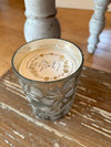 Floral Mercury Glass Candle