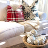 Dark Green Snowflake Holiday Pillow Cover