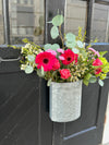 Texas Galvanized Wall Vase Fresh Flower DIY Event Feb.17