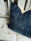 Dotty Vintage Indigo Pillow Cover